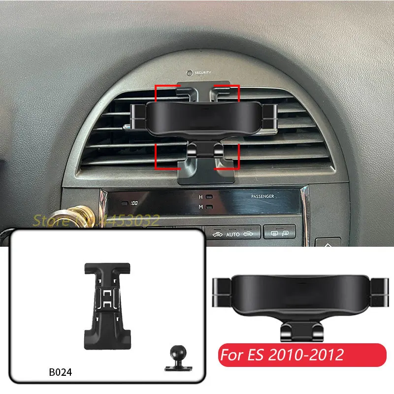 

Гравитационный Автомобильный держатель для телефона для Lexus ES 2010-2012, базовое крепление, Специальная подставка для GPS, регулируемый кронштейн, аксессуары для интерьера