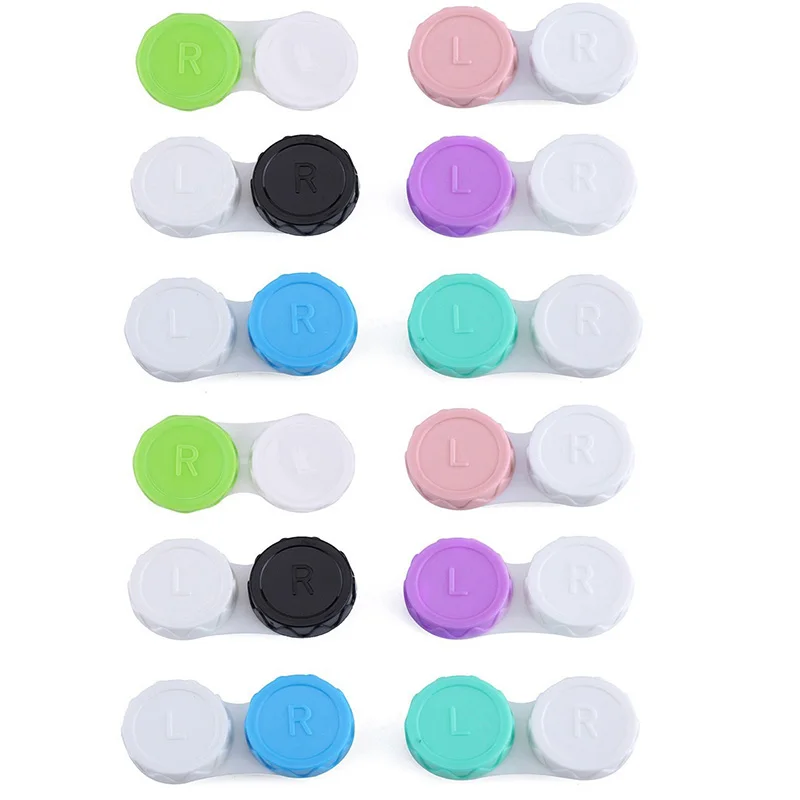 10pcs 케이스 렌즈 눈 렌즈 세트 컬러 학생 케이스 콘택트 렌즈 상자 YXYJ..