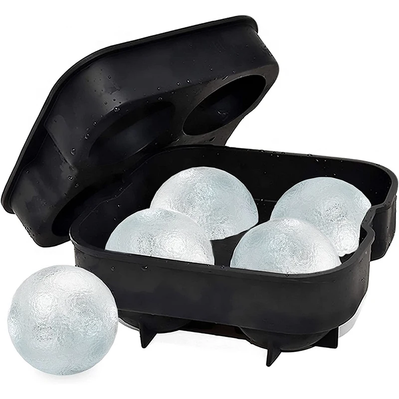 Silicone 3D Ball ,Skull, Diamond-Shaped Ice Mold ,Reusable Ice Cube Mold Ice Cube Trays,Easy Release,For Whiskey, Paty Supplies