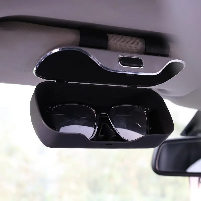 New Car Glasses Box Portable Car Glass Frame Car Driving Glass Frame Glasses Box Sunshade Auto Interior Accessories