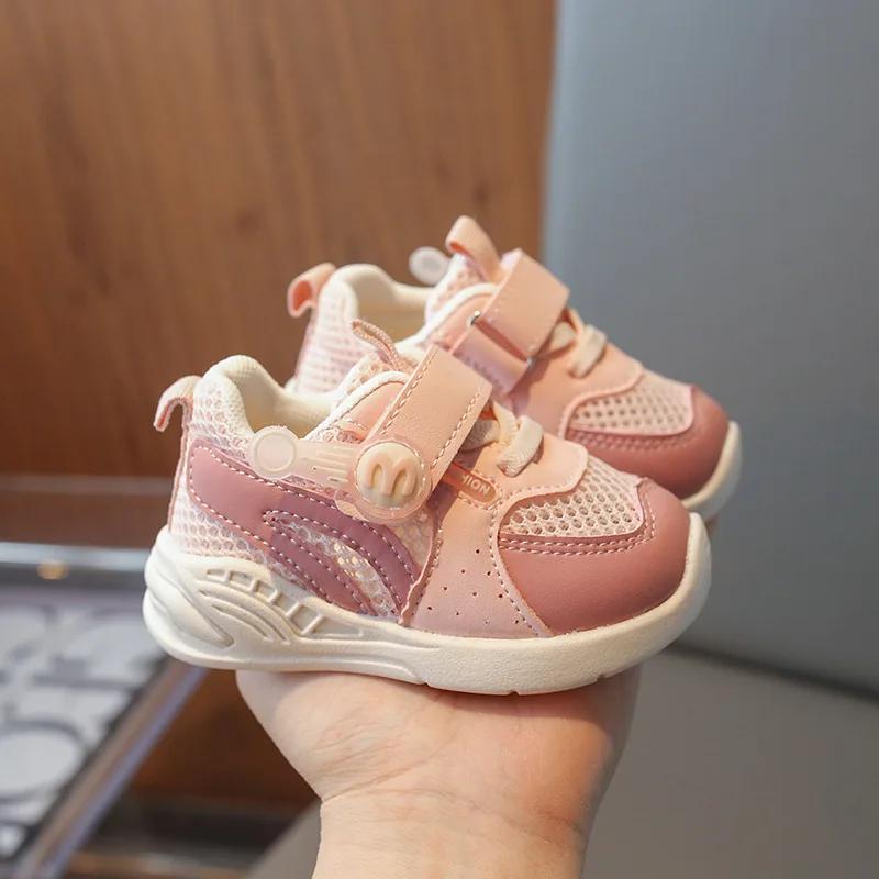 2024 Summer Baby Shoes Soft Breathable Outdoor Infant Walking Shoes Toddler Sneakers Baby Boy Girl Casual Sport Shoes 6