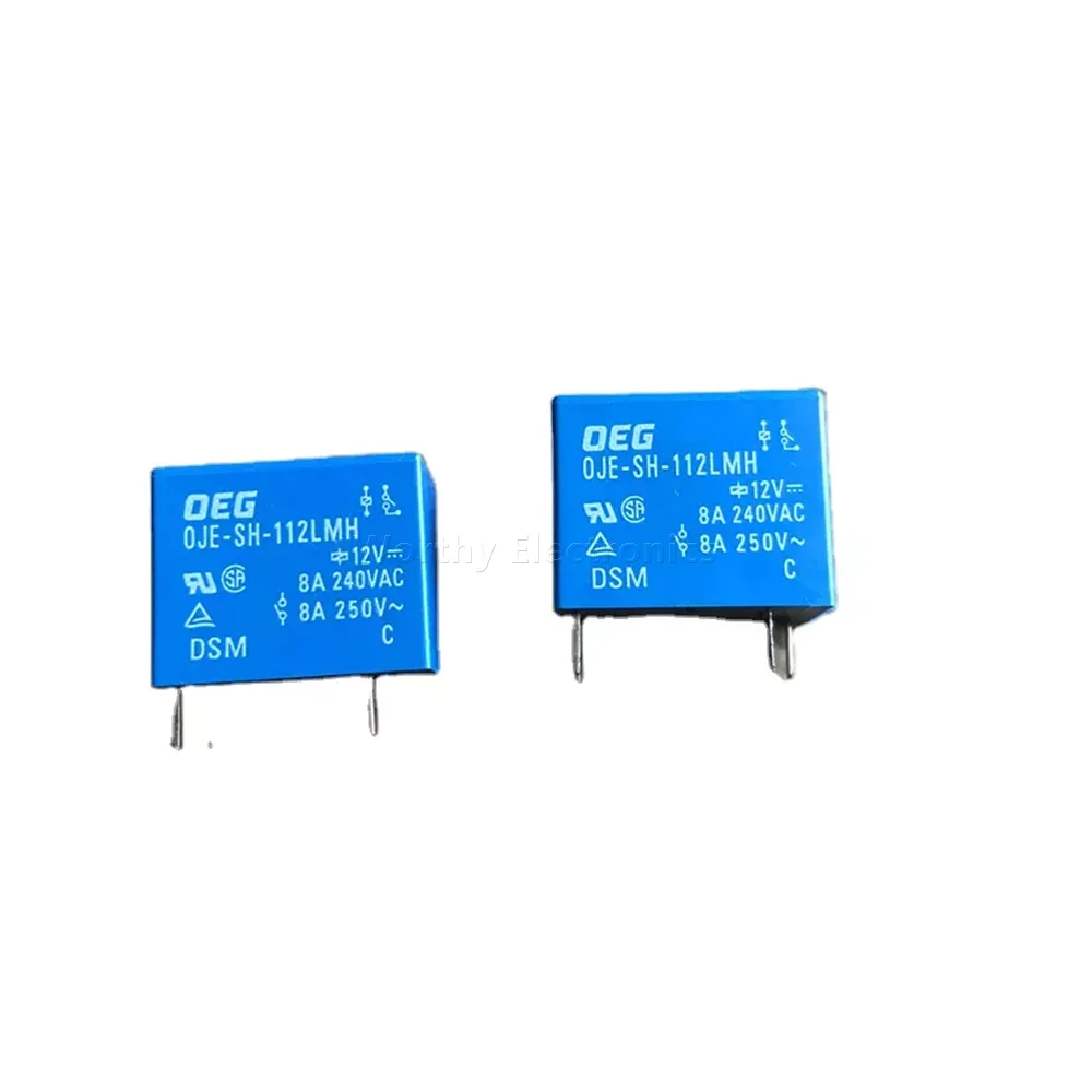 

Free shipping 10pcs/lot 12VDC 8A 4PIN Relay OJE-SH-112LMH