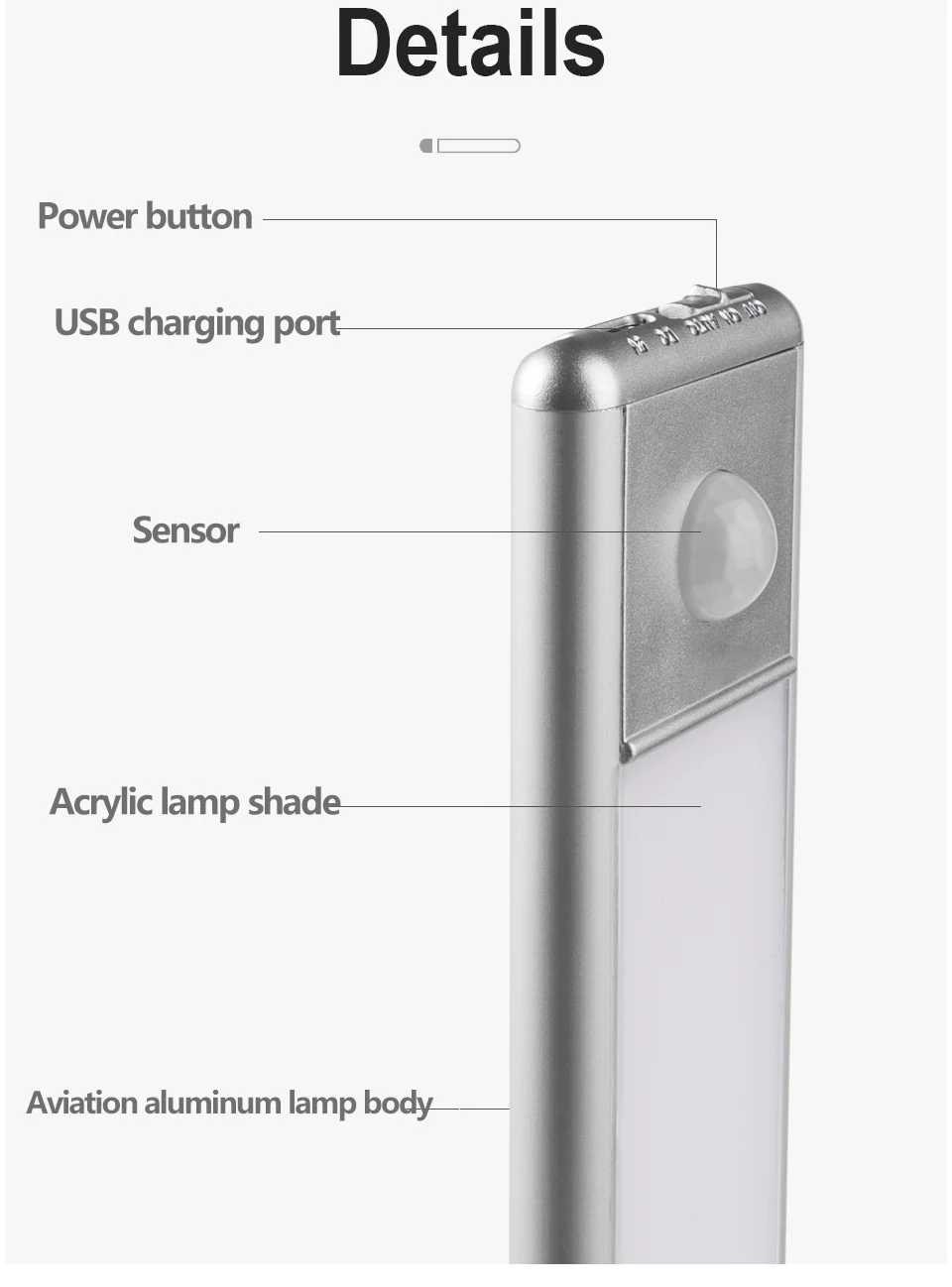 Rechargeable Wireless LED Motion Sensor Closet Light | Diversi Shop