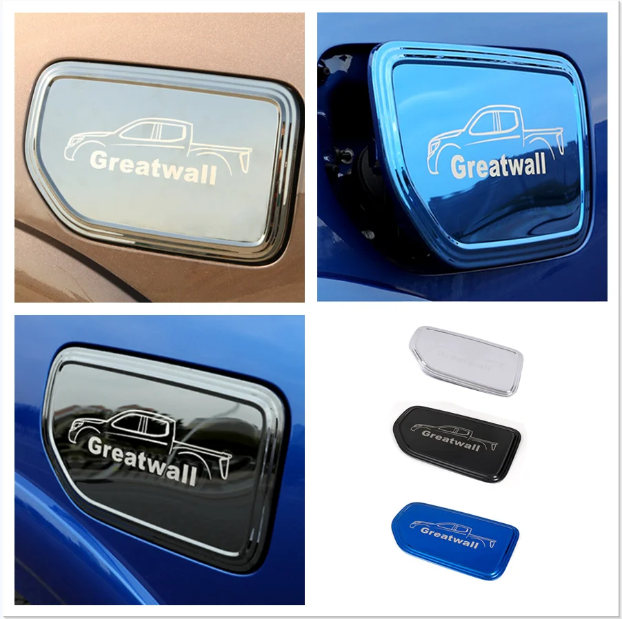 

For Great Wall Cannon GWM Poer Ute 2019-2021 2022 Accessories Fuel Tank Cap Packing Frame Decoration Cover Trim Car Styling