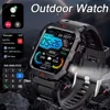 2025 New Military Smartwatch GPS Men Flashlight Waterproof Outdoor Blood Oxygen Sport Tracker HD Bluetooth Call Smart Watch New