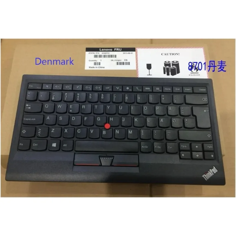 

Lenovo ThinkPad Bluetooth клавиатура 0B47189 kt-1255 беспроводной планшетный ПК ноутбук Дания