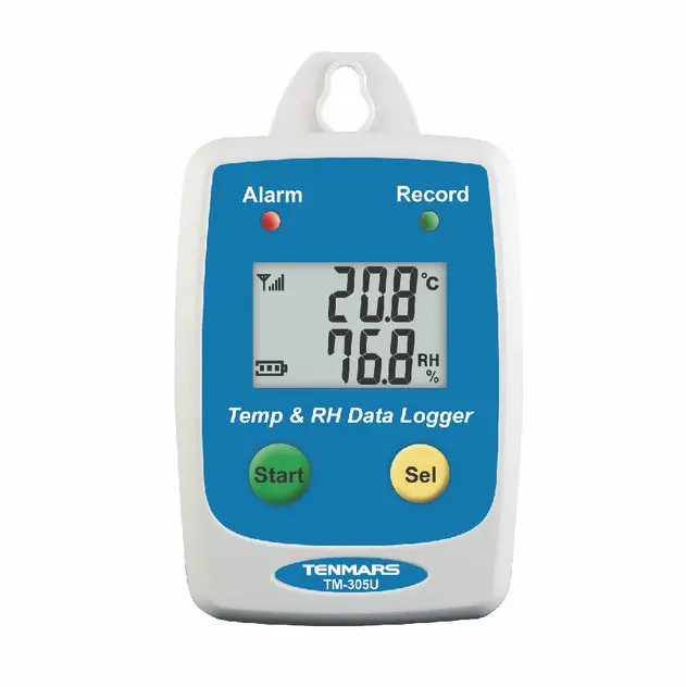

TM-305U/306U Temperature and Humidity Recording Monitor Cold Chain Temperature Recording Instrument with