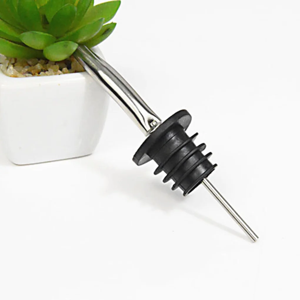 

1PC/4PCS Wine Bottle Stopper Wear-resistant Good Sealing Washable Bar Wine Bottle Spout Pourer Smoother Dumping