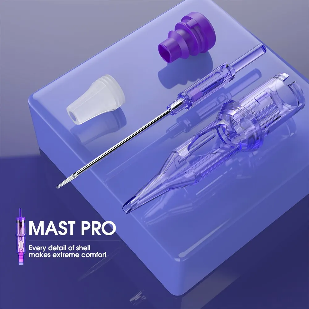 20pcs Mast Pro Tattoo Needles Cartridge Round Liner Disposable Sterilized Tattoo Accessories Cartridges 4