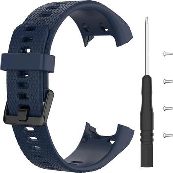 Elevate your fitness routine with this stylish, high-quality silicone sport watch band for your Vivosmart HR fitness tracker. Le 3