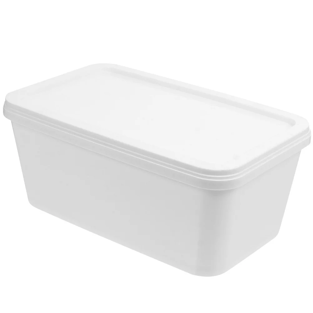 

Yogurt Containers with Lids Ice Cream Box Portable Tub Storage Keeper for Kitchen