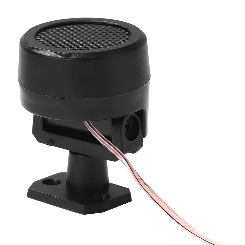 2Pcs 블랙 라우드 스피커 고효율 12V 500W 미니 돔 트위터 소형 원형 스피커 자동차 트럭용 블랙 돔 트위터