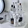360° Rotatable Desktop Cosmetic Rack Bathroom Shelf Large-capacity Perfume Aromatherapy Skin Care Product Storage Rack Organizer 2