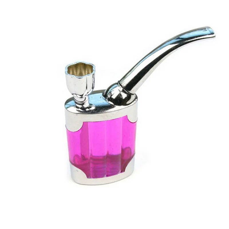 Portable Mini Water Tobacco Smoking Pipe Vintage Hookah Filter Pipe Hose Cigarette Holder For Man Gift herb smoking pipe tobacco pipe hookah water pipe smoking pipe