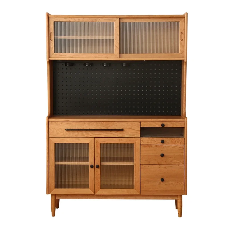 

Solid wood sideboards, Nordic pantry, wine cupboards, kitchen cabinets,storage cabinets,high cabinets, cabinets against the wall