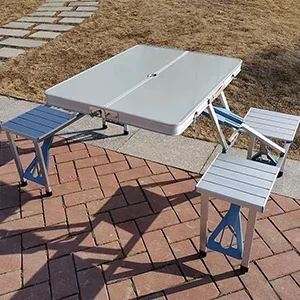 Portable Folding Joined Table and Chairs Set