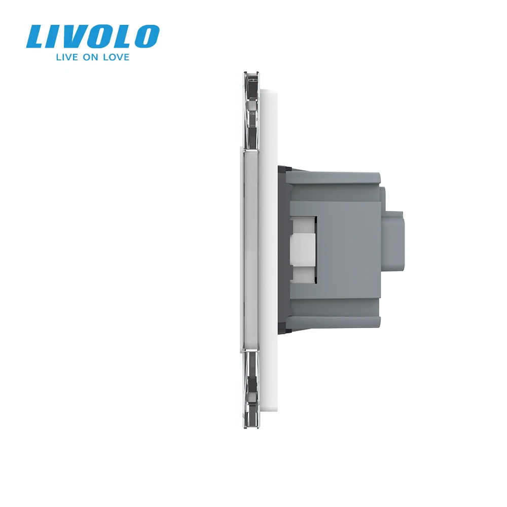 Livolo EU Standard Triple Wall Power Socket Crystal Glass Panel Manufacturer of 16A Smart Home Automatic CE ROHS 220V-250V images - 6