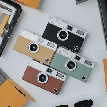 Fotocamera a mezza cornice Kodak Ektar H35 Fotocamera a mezza cornice Fotocamera a pellicola da 35 mm Fotocamera a pellicola riutilizzabile con luce flash regalo