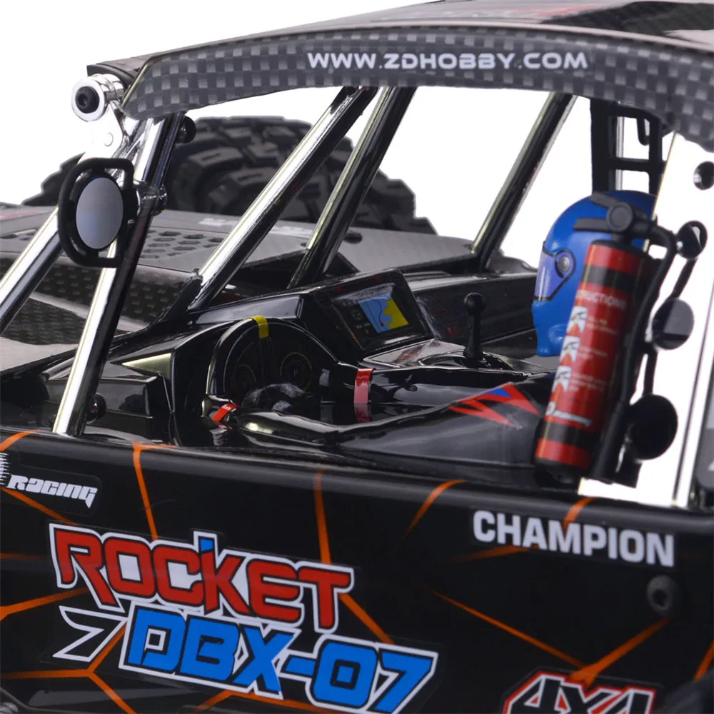 ZD Racing DBX 07 1/7 4WD 80km/h Fast Brushless RC Car 6S Vehicles Desert Monster Off-Road Models RTR/KIT Frame 6