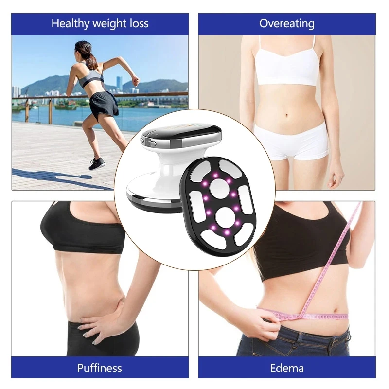 Home multifunctional electric rf heating cellulite slimming ems body sculpting body slimming ultrasound fat reduction machine massager fat burning micro current infrared therapy beauty equipment tools
