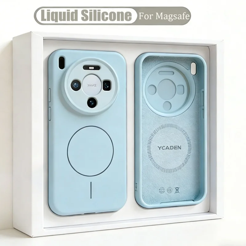 Premium Liquid Silicone MagSafe-Compatible Shockproof Wireless Charging Case
