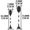 Simulation Train Railway Signal Lamp Model 3V Traffic Lights Diy Sand Table Street Scene Layout Materials Diorama Accessory 1Pcs 4