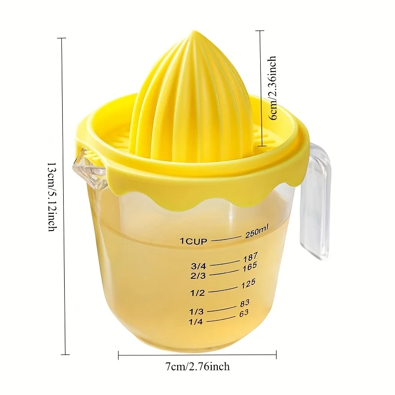 Manual Fruit Juicer Hand Squeeze for Lemons Citrus Small Portable