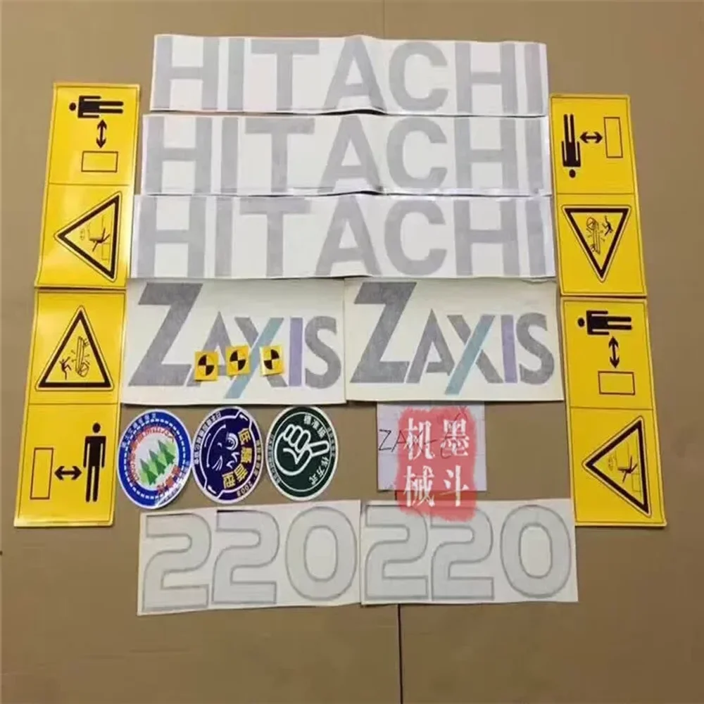 For Hitachi ZAXIS Zax70/120/200/230/270/330/470-6 Full Excavator Sticker Decal Excavation Locomotive Marking Digger
