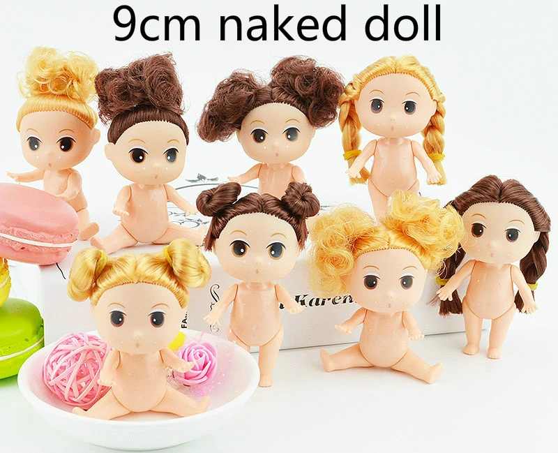 Decoration Girl Toys Confused Doll Cake Bare Baby Birthday Present Cake Dolls 