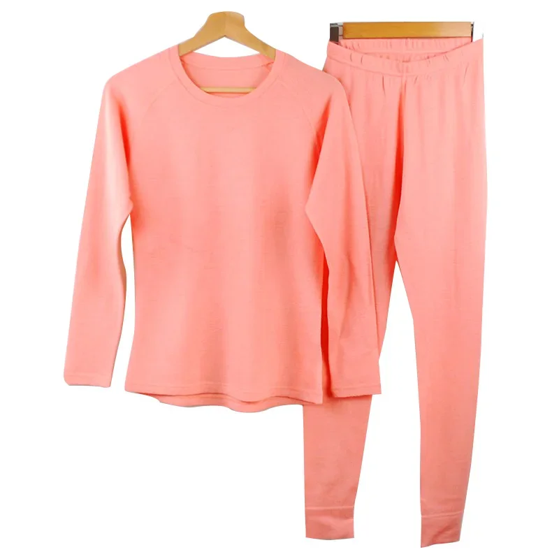 Merino Wool Women thermal underwear set Midweight 220gsm Women Tops and pants set
