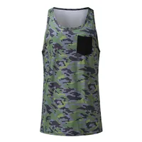 Men's camouflage Printed Sleeveless Tank Tops Spring Summer Casual Beach Vest O Neck Shirt men gym clothing bodybuilding 2022 - Image 5
