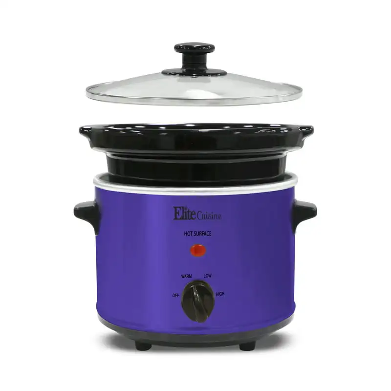 Purple Crock Pot 2qt