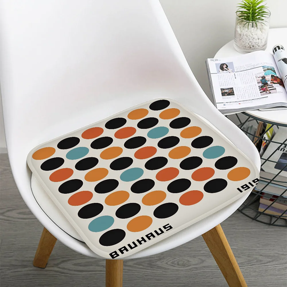 Bauhaus Modern Abstract Geometric Tie Rope Chair Mat Soft Pad Seat Cushion For Dining Patio Home Office Indoor Outdoor Garden 3