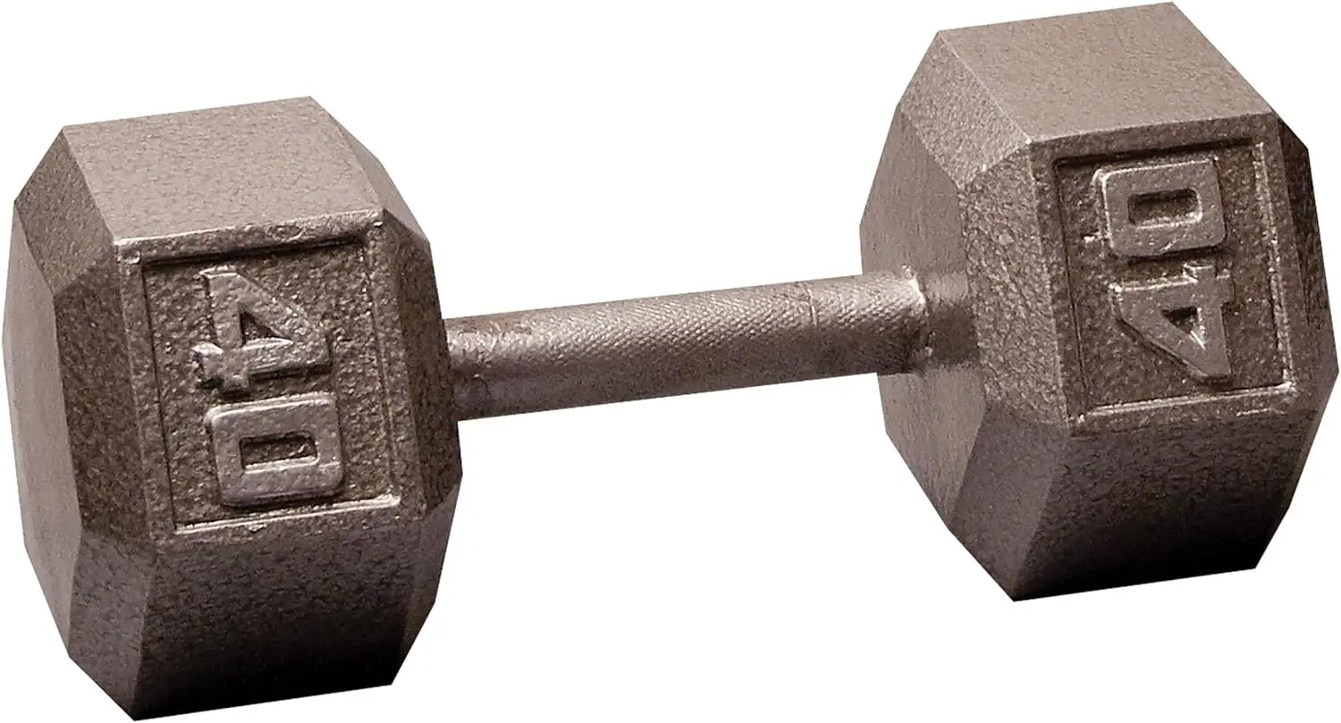 

(SDX40) Cast Iron Hexagon Dumbbell, Hand Weights For Men and Women, Weight Dumbbells for Strength Training, Body Building Home G