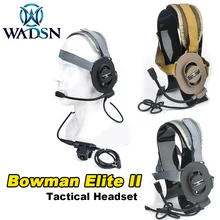 

WADSN Tactical Bowman Elite II Headset Earpiece U94 PTT for Kenwood TK2107 Baofeng UV-5R BF-888S Portable Radio Walkie Talkie