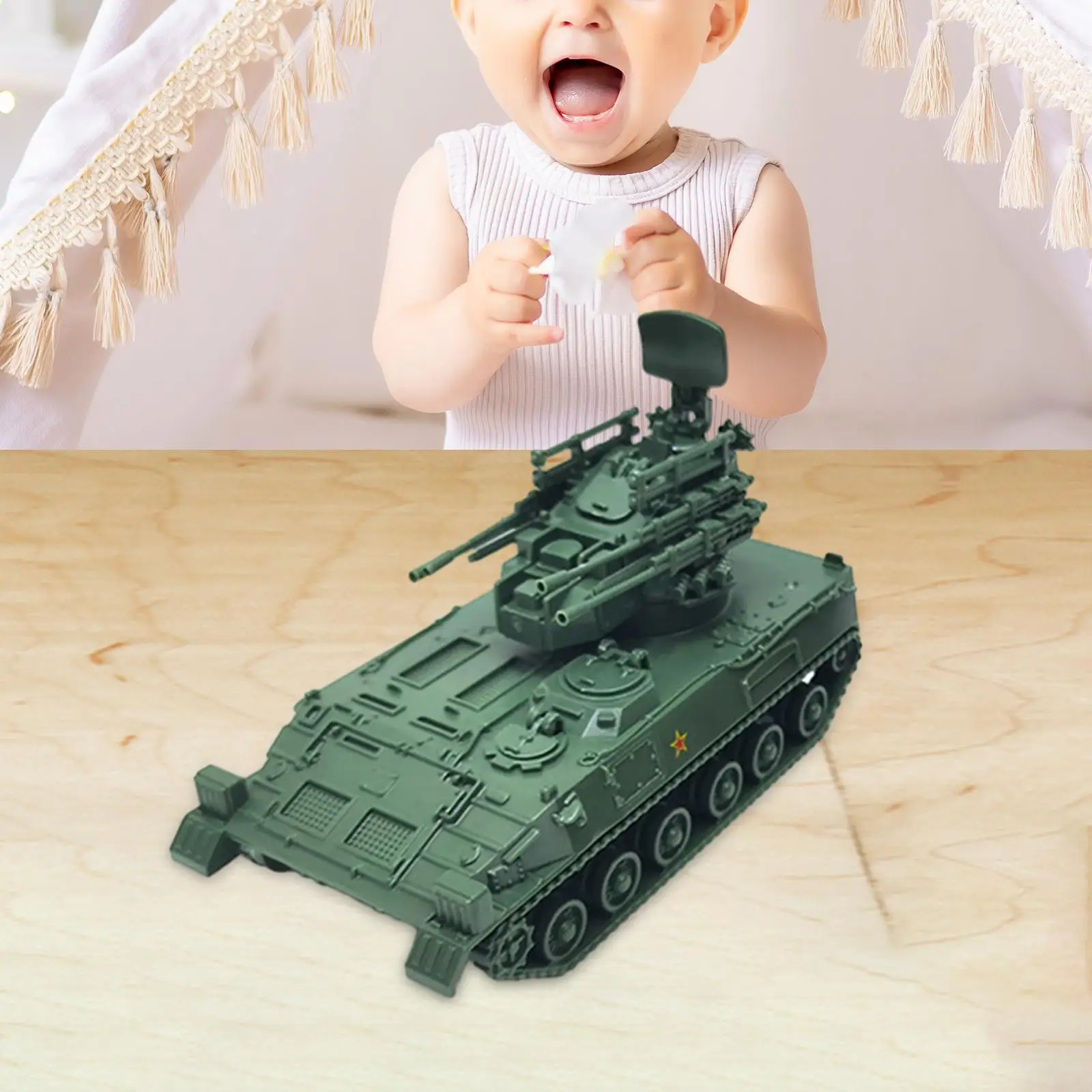 1/72 스케일 빌딩 모델 키트, 공예품 4D 탱크 모델, 성인 남아용