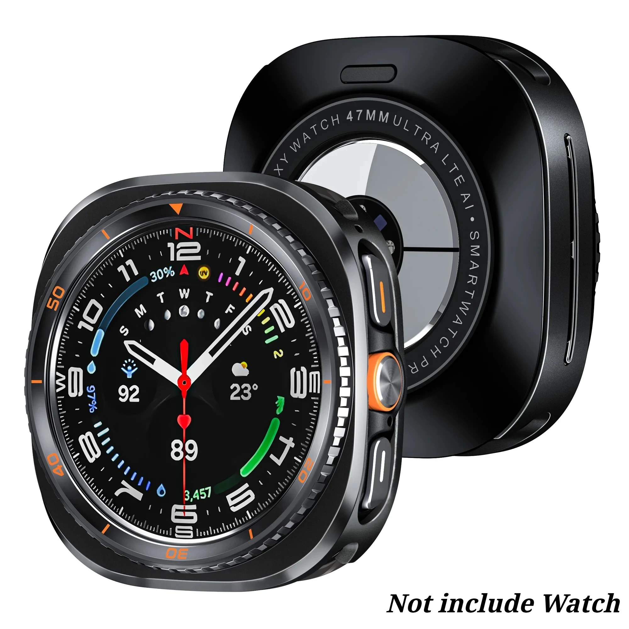 Premium Metal Protective Watch Case - Sleek Design