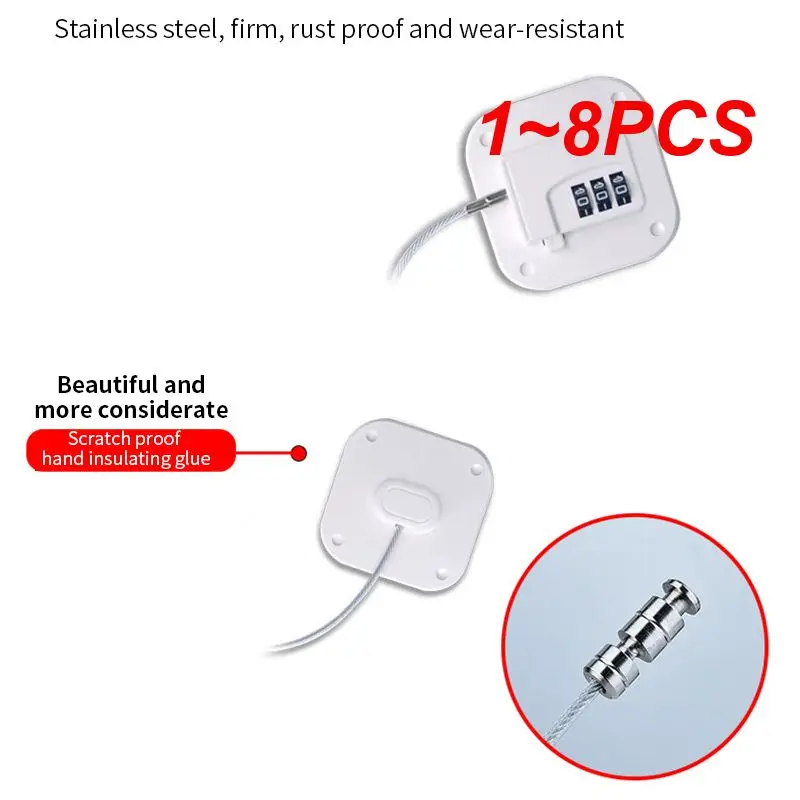 1~8PCS Password Baby Safety Lock Home Security Protection Window Door Lock Key Children Kids Baby Care Refrigerator Cabinet Lock