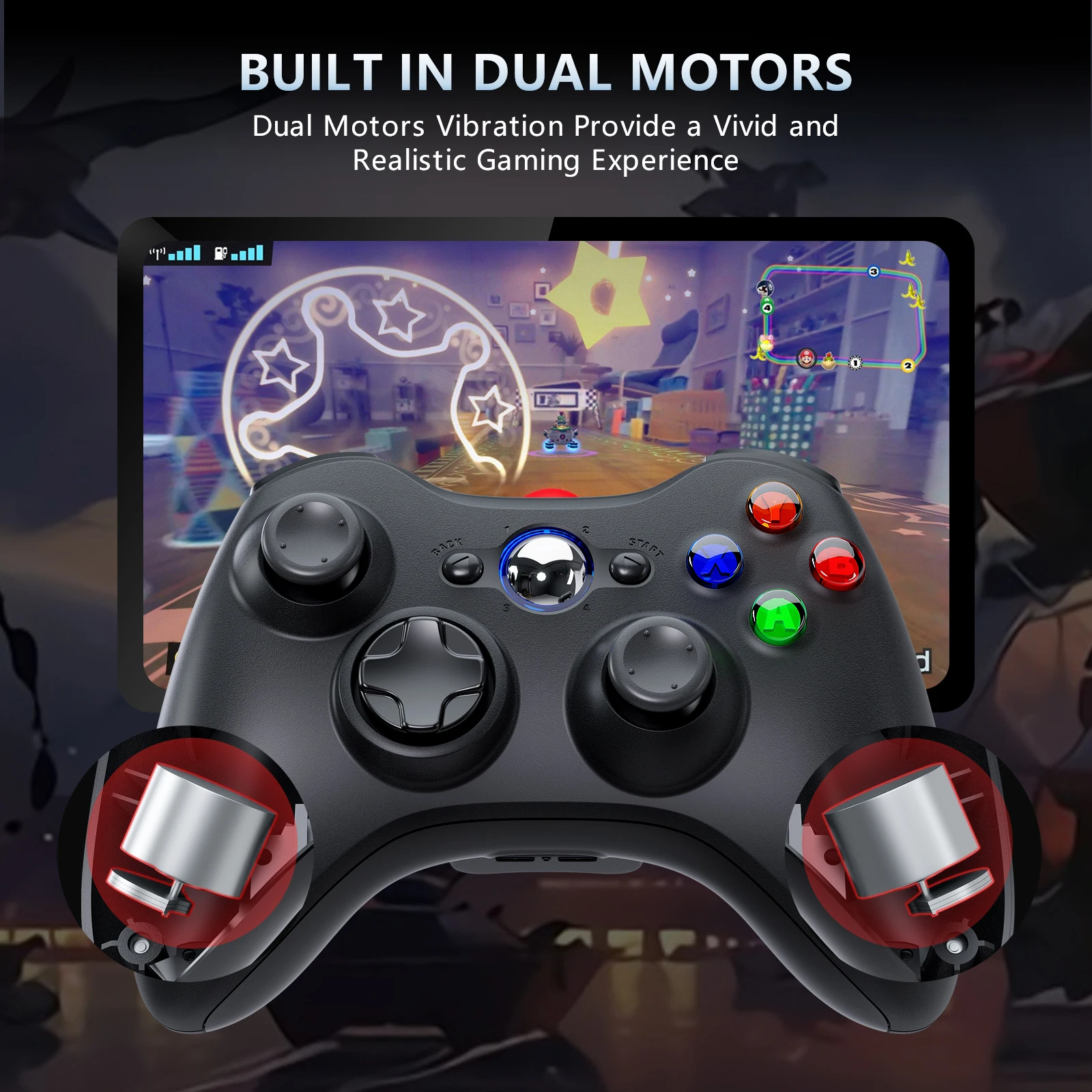 Gamepad Xbox 360 / Ʈѷ XBOX 360 ܼ 2.4G  ̽ƽ XBOX360 PC  Ʈѷ е