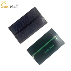 Portable Mini Solar Cells for DIY Solar Charger with Cable