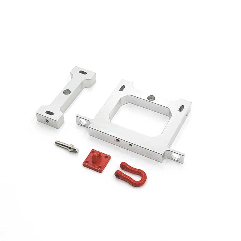 

RC Car Truck Accessories Metal Beam + Rear Bumper with Tow Hook Upgrade Parts for WPL B14 B24 B16 B36 C14 C24 1/16