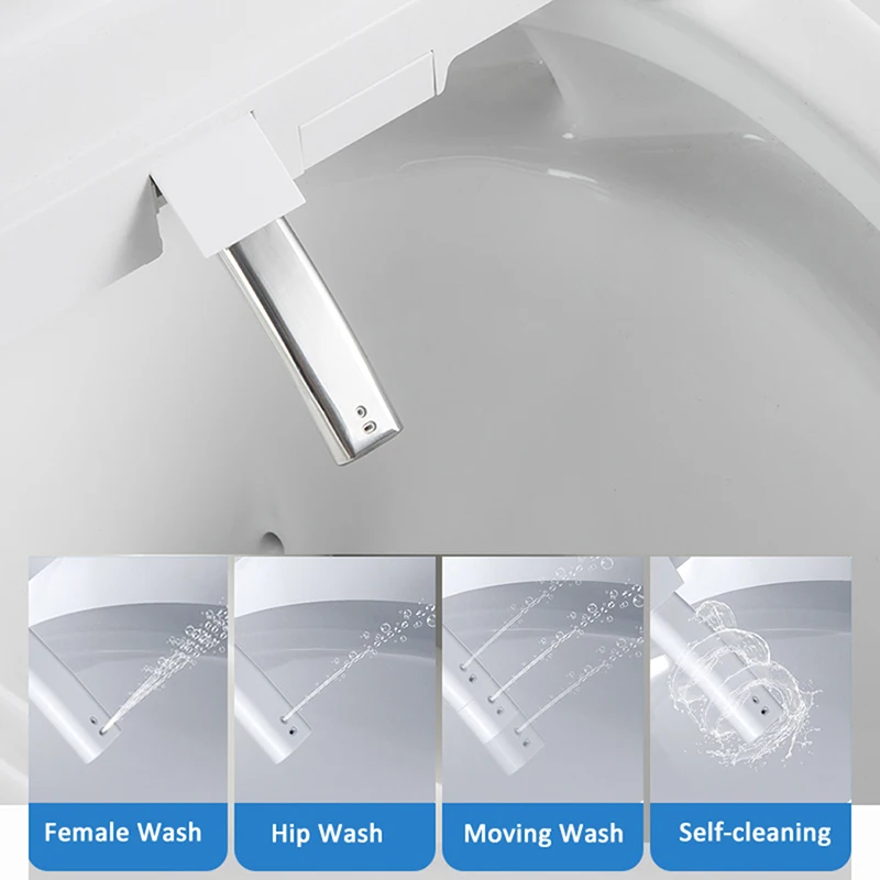 EcoFresh D U-shape Smart toilet seat Electric Bidet cover smart night light intelligent bidet sprayer heat clean dry Massage