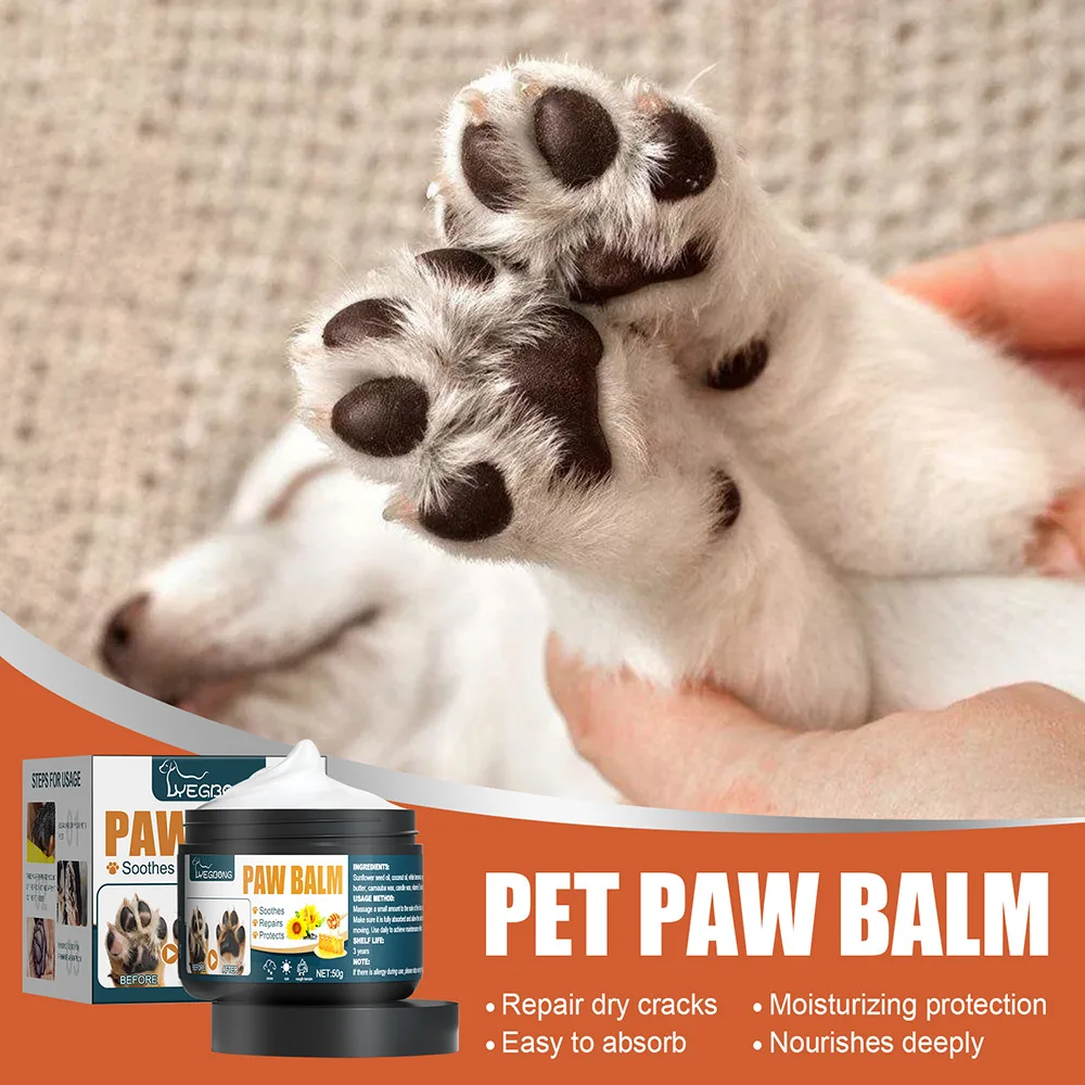 50mlKittenPawCareCreamCrackedPreventCatDogPawCareCreams