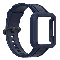 Silicone Strap and Protective Case Set (Ink Blue)