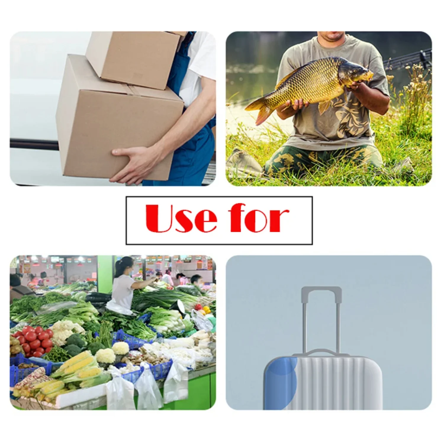 Portable 40Kg 10g Hanging Scale Digital Scale BackLight Electronic Fishing Travel Pocket Luggage Scales Weights Tool