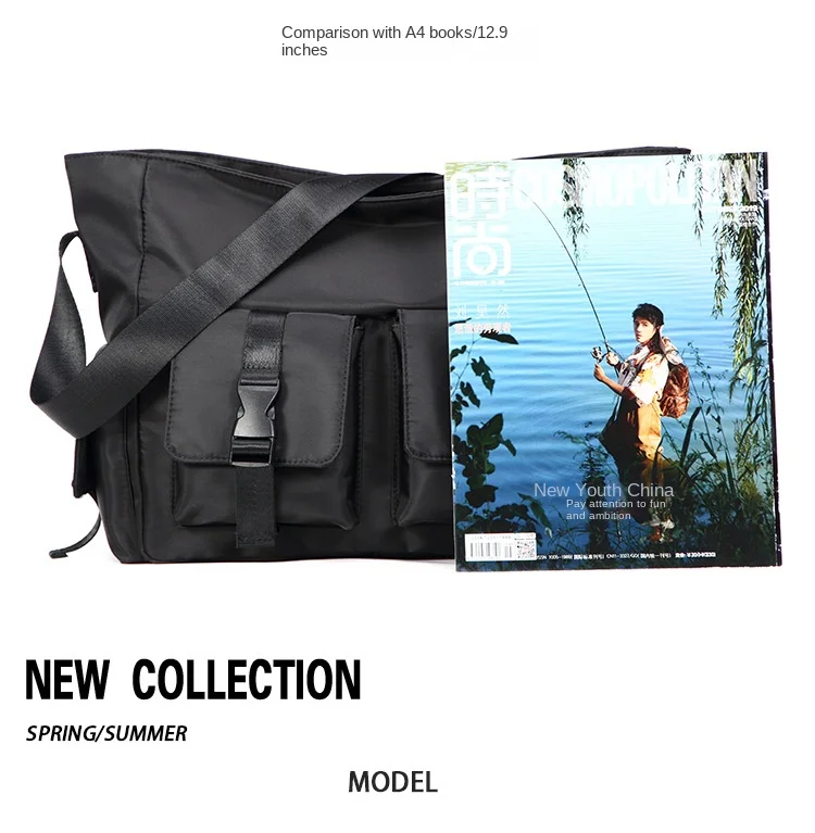 Waterproof Trendy Messenger Bag Large Capacity – TheLaxion