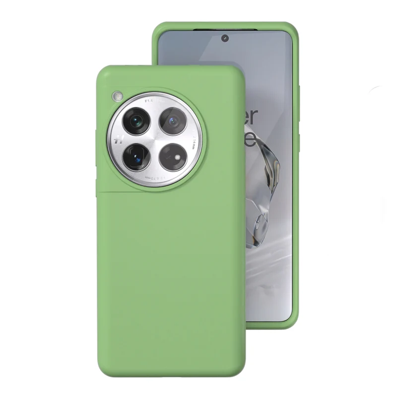 Premium Soft Liquid Silicone Case with Flocked Interior