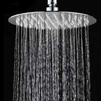 High quality 8 inch stainless steel ultra-thin waterfall shower heads rainfall shower head Rain Square round 2023 New 1