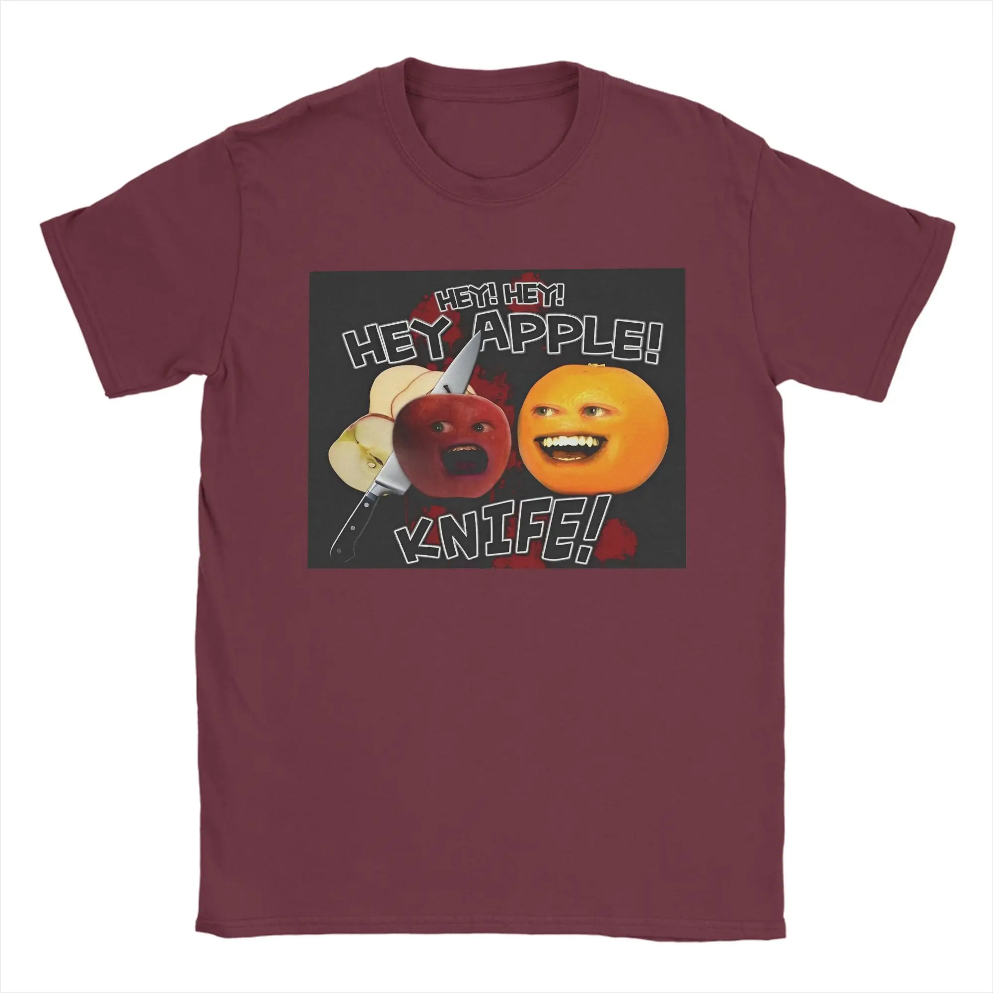 Funny Annoying Orange Graphic Pure Cotton Men's Casual Street Style T-Shirt