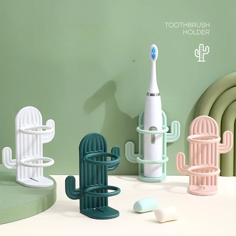 Single Electric Toothbrush Holder Without Punching Bathroom Wall Mounted Makeup Brush Comb Shelf Products